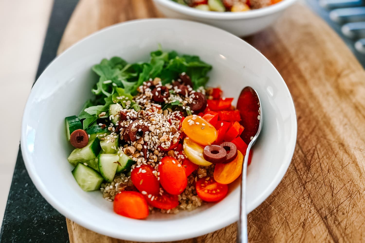 Greek Salad with Quinoa