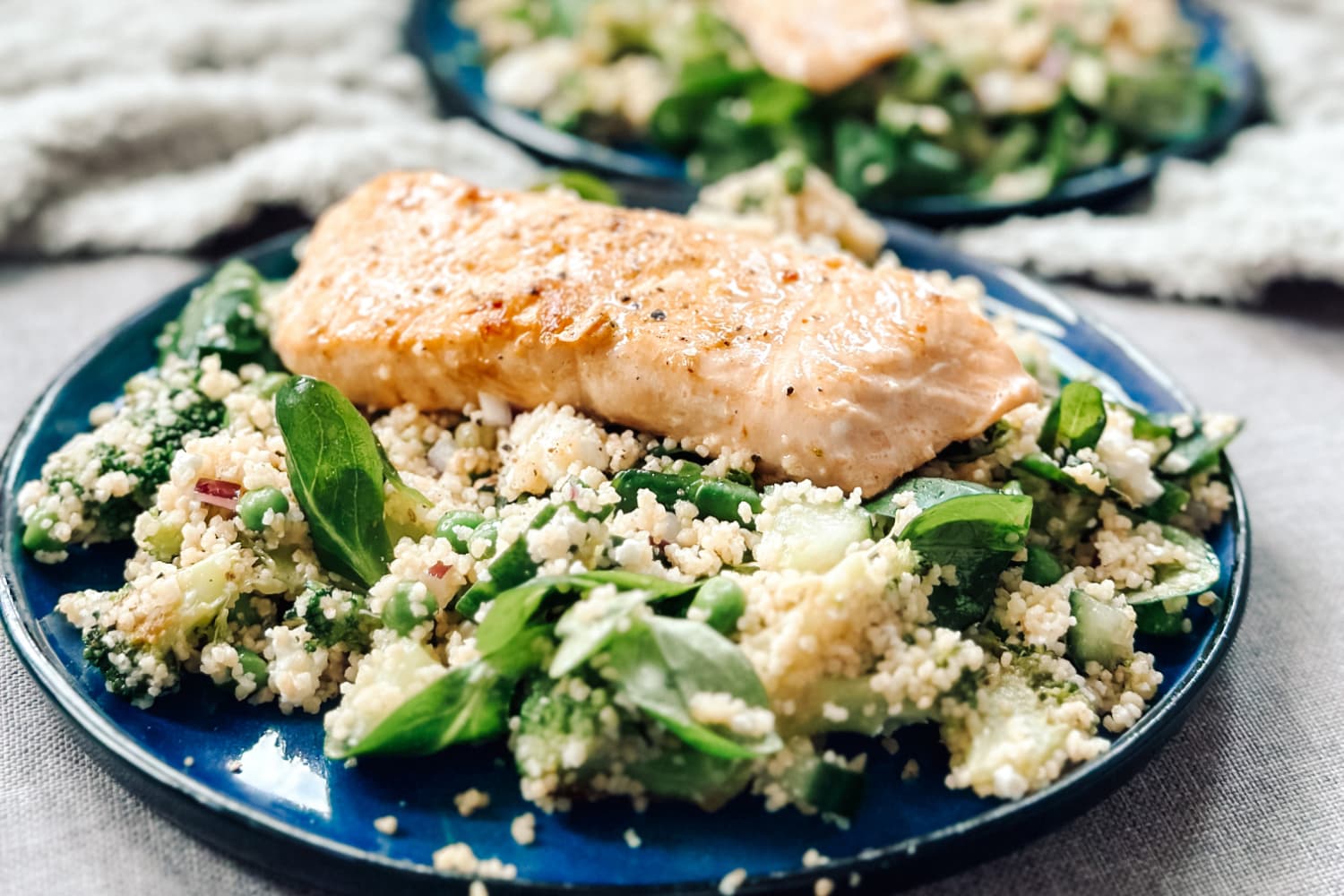 Spring Salad with Salmon
